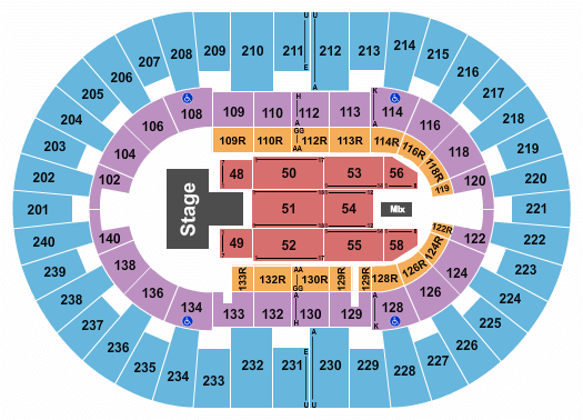 North Charleston Coliseum Matt Rife Seating Chart